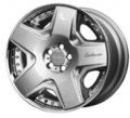 RSK 6, 19" Light Alloy Wheel (rear), Silver polished